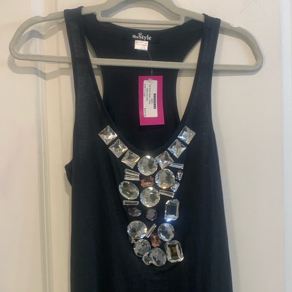 Racer Back Beaded Dress - NWT - Picture 3 of 8